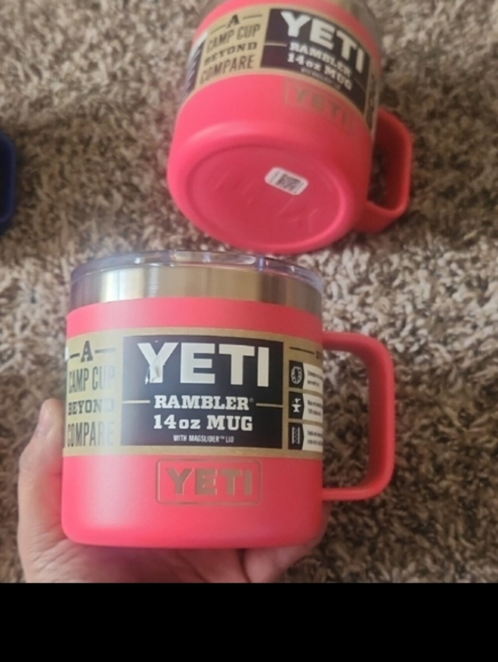 Yeti Rambler 14 oz Mug - Pink Color Left